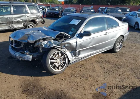 2004 BMW 330Ci из США, поврежденный, VIN WBABD53484PL10447